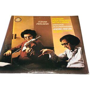 Itzhak Perlman Goldmark violin concerto vinyl record angel record READ